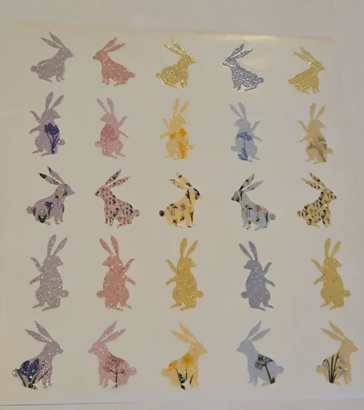 Flash Sale PÅSK STCKERS med Glitter Højtider