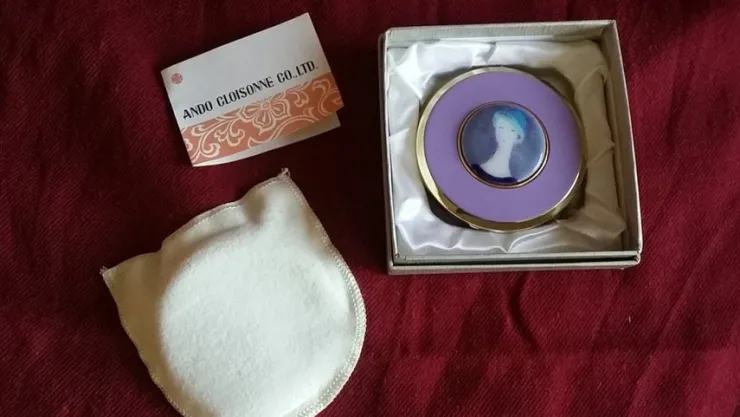 Tradera puderdosa ANDO CLOISONNE Shippo> Makeup