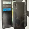 Tradera Puro Plånboksväska till IPhone XR. Magnet. Äkta läder. Svart> Mobiltilbehør