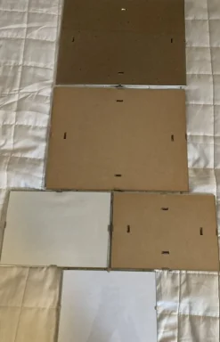 Tradera Ramarsats 5 ramar 18 x 13 + 2 st 15 x 21 cm + 2 st 24 x 30 cm| Rammer