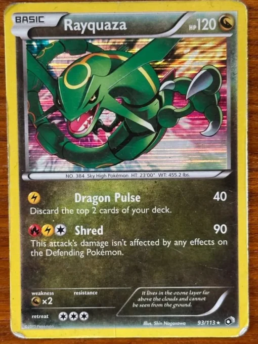 Tradera Rayquaza 93/113 - Pokemon Kort> Spillekort