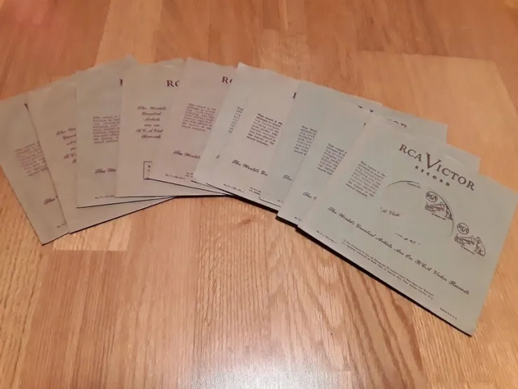 Tradera RCA VIKTOR RECORD - 10 ST SKIVOMSLAG - 7| Pladeomslag