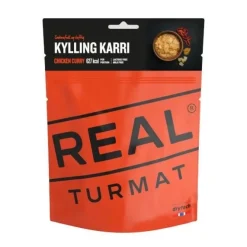 Tradera REAL TURMAT - Chicken Curry Stew - Norwegian Army Ration Food Kyckling Gryta Mat> Camping & Vandring