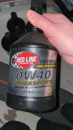 Tradera Red Line 0W40 Powersports Full Syntetisk Motorolja| Service & Reparation