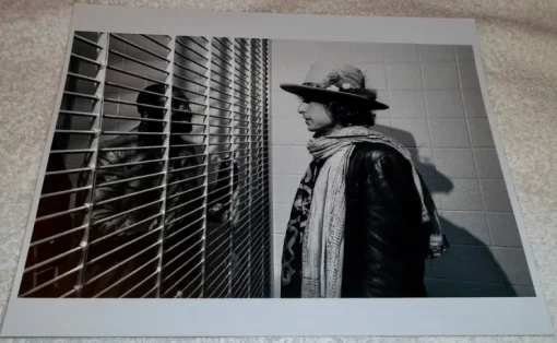 Tradera Regan Ken / Bob Dylan & R.Carter / New Jersey -75 / Foto 25,4 x 20,3 cm| Fotokunst