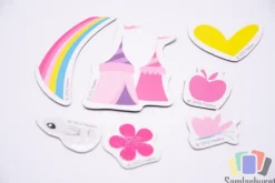 Tradera Regnåge - Kanin - Blomma - Slott - Hjärta - Magnet - My Little Pony Hasbro 2012> Magneter