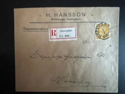 Tradera REK reklambrev med 25 öre postemblem stämplat HEDVIGSDAL 1930| Sverige