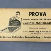 Tradera Reklam för rakblad från 1950-talet Sonnal-Markanto| Barbering