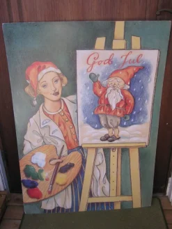 Tradera Reklamskylt - God Jul> Skilte