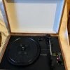 Shop Renoveringsobjekt: Sound One Retro Skivspelare MD-21803 Obs defrekt Stereo Og Hifi
