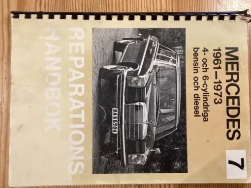Tradera Reparationshandbok mycket bra och omfattande till Mercedes 1961-1973!| Service & Reparation