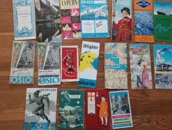 Tradera Resebroschyrer 18 st 50/60-tal Samlarsaker !> Øvrige Samleobjekter