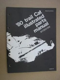 Tradera Reservdelskatalog Snöskoter ARCTIC CAT Trail Cat 1980| Snescootere