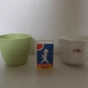Outlet RETRO 2 st superfina äldre mini kruka ytterfoder blomkruka Antikviteter