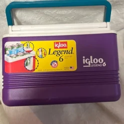 Tradera RETRO - VINTAGE - Igloo Legend 6 kylväska - Lila| Rejsetilbehør