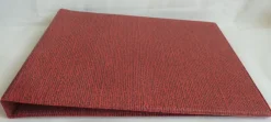 Tradera Retro Fotoalbum Röd/Svart galon m struktur Endast pärm EJ blad Br27cm H21,3cm| Fotoalbum