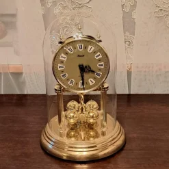 Tradera Retro klockan Hermle Quartz Germany ,glas> Andet Urrelateret