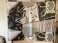 Tradera retro tyg Kinnasand Nizza by Catrin Conrad| Boligtekstiler