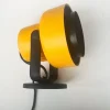 Tradera Retro vägglampa av gul och svart plast.| Lamper