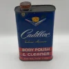 Tradera Retro, Vintage plåtburk Cadillac Exclusive Accessories Body Polish & cleaner> Metalemballage