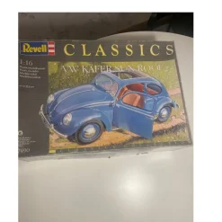 Tradera Revell VW Käfer Sunroof 1:16 Modellbyggsats| Plastik Byggesæt