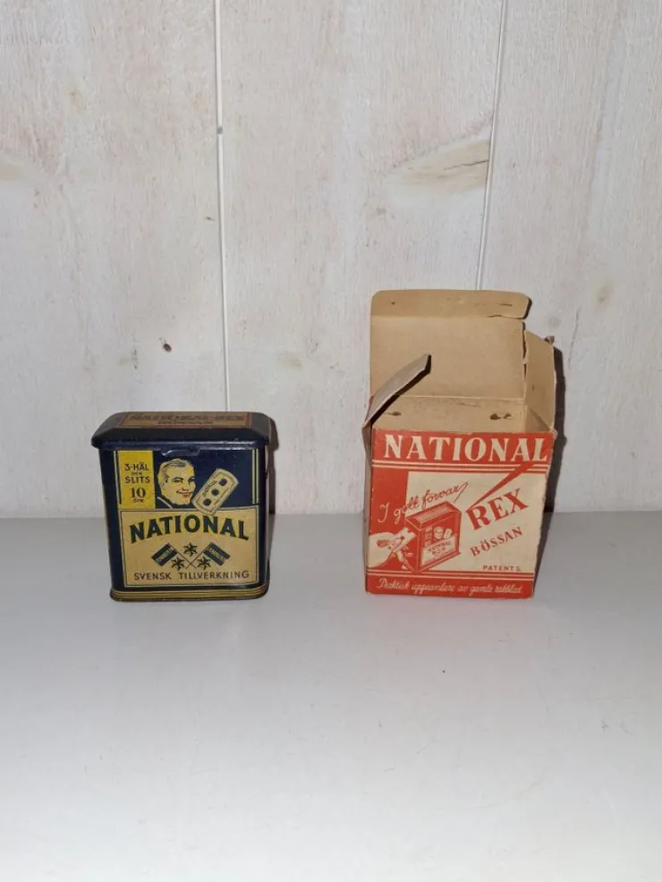 Tradera Rex bössan national med originalkartong rakning| Barbering