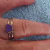 Tradera Ring Hjärta Metall Ställbar Omkrets ca 5,8 cm> Ringe
