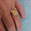 Tradera Ring Katt Ställbar Metall Minsta Omkrets ca 5,8 cm> Ringe