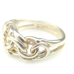 Tradera RING, 925S, Ø ca 18,5mm, 5,16g, Bismarck.> Ringe