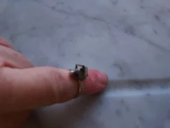 Tradera Ring Stål Inre omkrets ca 5,4 cm> Ringe
