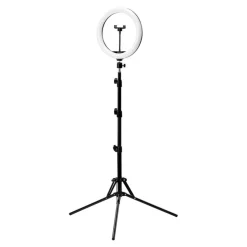 Tradera Ringlampa GLOW LED 10 tum med stativ| Fotoudstyr