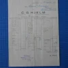 Tradera Räkning från C.G Hjelm Karlskrona 1938> Fragtsedler & Fakturaer