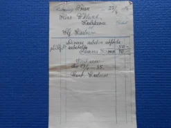 Tradera Räkning från Fabrikör Herr Eklund Karlskrona 1935> Fragtsedler & Fakturaer