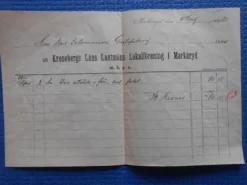 Tradera Räkning från Kronobergs läns lantmäns lokalförening i Markaryd> Fragtsedler & Fakturaer