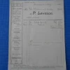 Tradera Räkning från P. Lavesson Christianstad 1908> Fragtsedler & Fakturaer