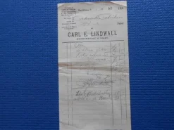 Tradera Räkning från Tekniska fabriken karlskrona 1937> Fragtsedler & Fakturaer