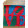 Tradera Robert Indiana - Classic Love matta i ull begränsad upplaga| Anden Kunst