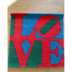 Tradera Robert Indiana - Classic Love matta i ull begränsad upplaga| Anden Kunst