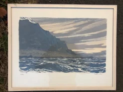 Tradera Roland Svensson ”Edinburgh of the Seven Seas” färglito 121/300 ca:27x42,5 cm.| Grafik & Tegninger