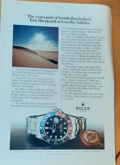 Tradera Rolex GMT-Master USA tidnings annons från 1977> Andet Urrelateret