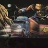 Tradera ROLLING THUNDER Poster flagga Samlarobjekt från 80-talet i nyskick| Lastbiler & Busser