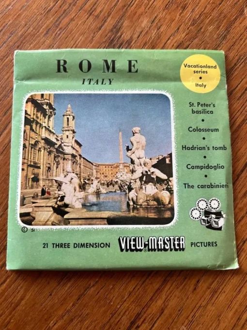 Tradera Rome, View-Master stereobilder| Miniature Optik