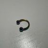 Tradera Rostfritt stål Piercing / kroppssmycke [Chrome / Rainbow] (3)> Piercinger