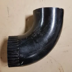 Store RÖRVINKEL 4 st 120mm Svart 90° Hängränna Stuprör Byggematerialer