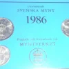 Tradera ÅRSET FRÅN 1986 - HÅRD PLAST| Svenske Mønter