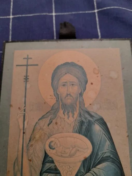 Shop Rysk ortodox Ikon med Johannes Döparen Ikoner & Religiøse Genstande