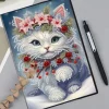 Tradera Så fin Diamond Painting anteckningsbok med KATT Allt ingår| Hobbymaterialer