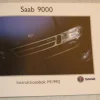 Online SAAB 9000 INSTRUKTIONSBOK M1992 Autodele & Reservedele