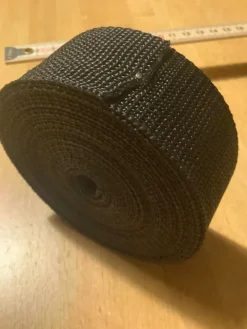 Clearance Sadeljord på rulle. Bredd 38 mm. Diameter på rullen 9 cm. Alt På Billedet