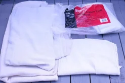 Clearance Safeguard Natural cotton twill dust sheet-3 included-one NEW-2 used-Weight 4.6Kg Maling & Tapeter